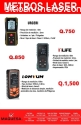 Medidores a distancia con metros laser