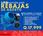 MEZCLADORA JOPER 1.5 SACOS