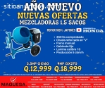 Mezcladoras Joper de 1.5 Sacos motor hon