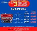 OFERTA DE 3 DIAS GENERADORES ELECTRICOS