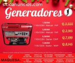 Oferta navideñas en generadores