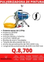 **PULVERIZADORA DE PINTURA 1.37 HP**