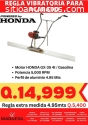 Regla vibratoria con motor honda 100% ja