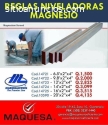 Reglas niveladoras de magnesio Marshallt