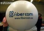 Globos gigantes tipo pelota con su publi