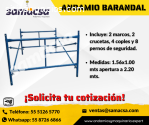 Andamio barandal en alquiler y VENTA