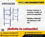 Andamio de 0.80 x 2.00 Banquetero,.,VENT