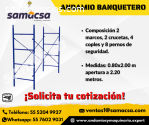 Andamio Tubular, Banquetero.