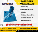 Base Plana Para Andamio Capacidad 1500kg