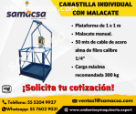 Canastilla individual para trabajos en a