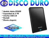 DISCO DURO ADATA DE 2 TB