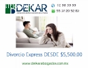 Divorcio Express Económico CDMX,D.F