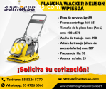 equipo Placa vibratoria/compactadora mar