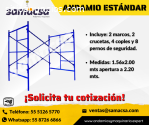 Estructura de Andamio modelo Estándar 2m