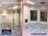 Fabricación de cuartos limpios