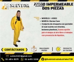 Juego impermeable modelo de 2 piezas