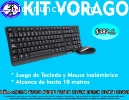 KIT DE TECLADO Y MOUSE INALAMBRICOS VORA