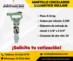 Martillo Cincelador Neumático Sullair sa