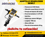 Martillo rompedor eléctrico dewalt