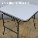 Mesa Auxiliar Cuadrada 75x75cm Plegable