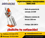 Nucleadora husqvarna dms 240, voltaje 22