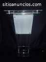 Podium en acrilico cristal elegantes