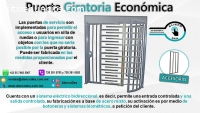 PUERTA GIRATORIA ECONÓMICA