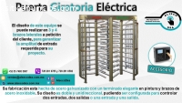 PUERTA GIRATORIA ELÉCTRICA