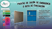 Puertas salida de emergencia