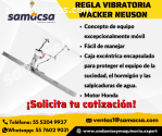 Regla de vibración para concreto Wacker