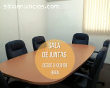 Sala de Juntas y Oficina disponible