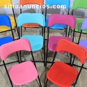 Sillas infantiles plegables de plastico