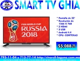 SMART TV GHIA DE 32"