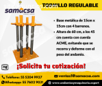 Tornillo para andamio  regulable 