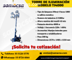 Torre de iluminación 4 focos mpower,,VEN