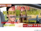 TRABAJA DE INSTRUCTOR DE MANEJO