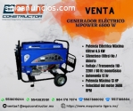 Venta Generador Eléctrico Mpower 6500 W.