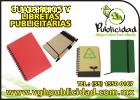 LIBRETAS PROMOCIONALES, PUBLICITARIAS E