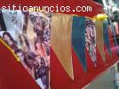 Banderines promocionales y decorativos