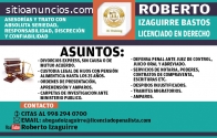 ABOGADO ESPECIALISTA ASUNTOS FAMILIARES