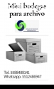 Almacenamiento de Documentos y Archivo,