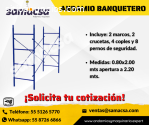 Andamio medida banquetero...EN VENTA Y