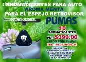 AROMATIZANTES PARA AUTO PERSONALIZADOS