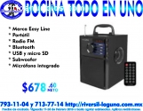 BOCINA EASY LINE TODO EN UNO EL-994589