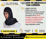 Capucha de Mezclilla con Cordón al frent