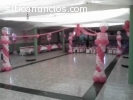 DECORACION CON GLOBOS