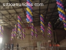 DECORACION CON GLOBOS