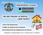 DESAHUCIO DESALOJOS ASESORIA  5587646139