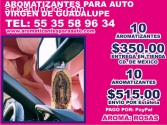 DESODORANTES PARA AUTO CON IMAGEN DE LA