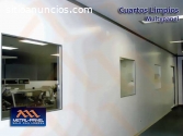 Fabricación de cuartos limpios